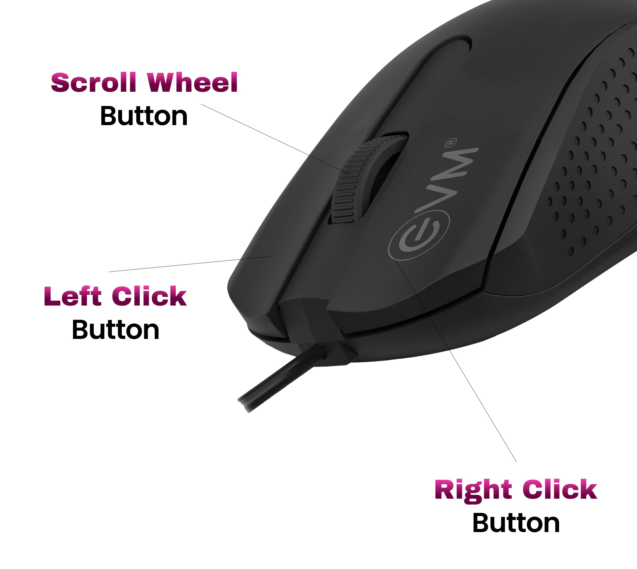 Amazon.in: Buy EVM M081 Wired Office Mouse,1000 DPI Optical Sensor